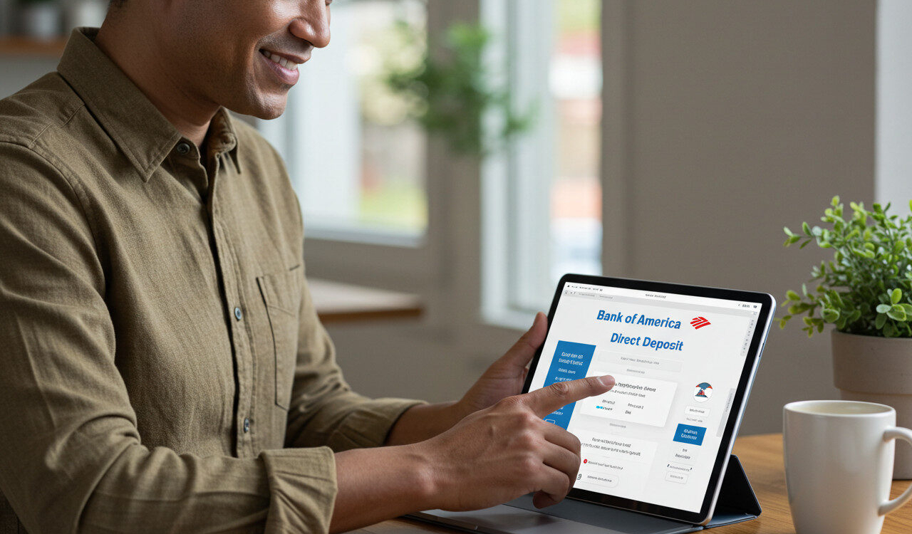 How to Set Up Direct Deposit Digitally with Bank of America - Verified by FangWallet